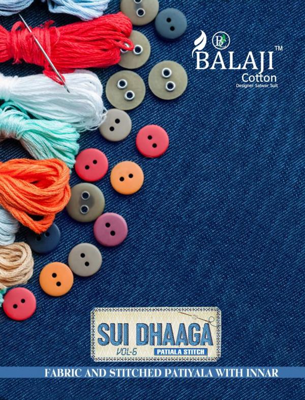 Balaji Sui Dhaga Vol-6 Cotton Dress Material 